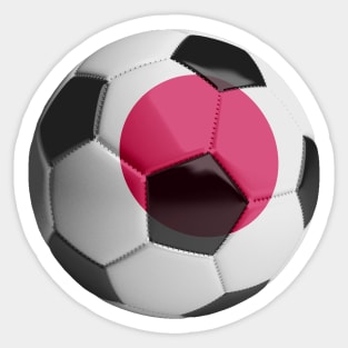 Japan Soccer Ball Sticker